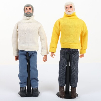 Two Re-flocked Vintage Action Man Dolls,