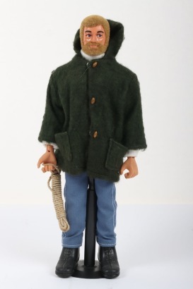 Vintage Action Man Realistic Bearded Doll