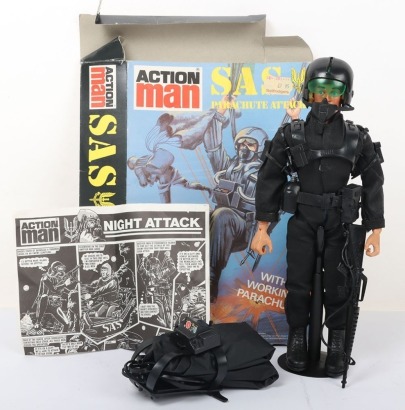 Vintage Action Man S.A.S. Parachute Attack