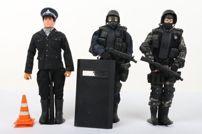 Three Policeman Action figures