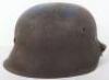 German Luftwaffe Single Decal Steel Combat Helmet - 3