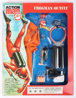Vintage Action Man The Soldiers Frogman Outfit
