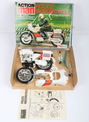 Vintage Palitoy Action Man Boxed Police Motorcycle