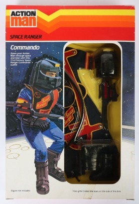 Vintage Action Man Boxed Space Ranger Commando Outfit