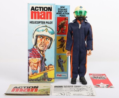 Vintage Palitoy Action Man Boxed Helicopter Pilot