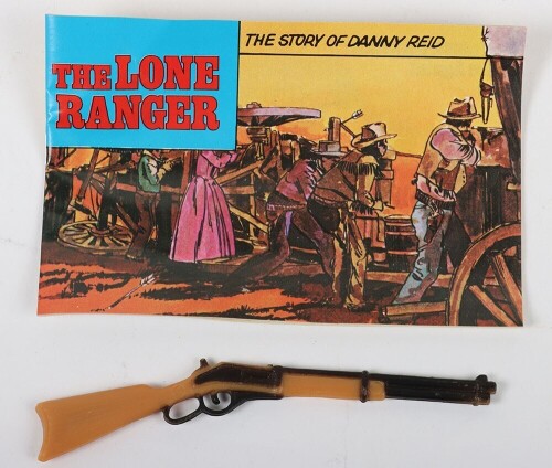 Vintage Lone Ranger rides again Dan Reid Action Figure Marx Toys Boxed.