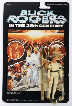 Vintage Buck Rogers Action Figure Mego moc carded.