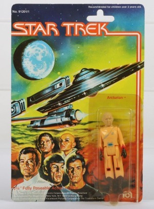 Vintage Star Trek Mego Arcturian 3 3/4 Inch Action Figure Carded moc.