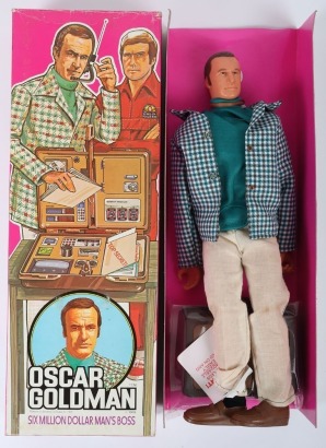 Vintage The Six Million Dollar Man Oscar Goldman Denys Fisher Doll New in box.
