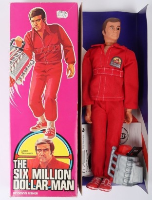 Vintage The Six Million Dollar Man Denys Fisher Doll New in box.