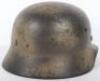 German Army Normandy Pattern Camouflaged Steel Combat Helmet - 3