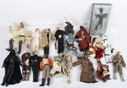 Collection of Modern Star Wars 12 Inch Dolls Action Figures and more.