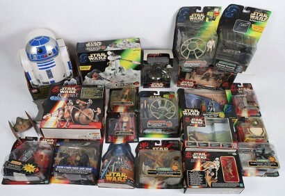 Collection of Modern Star Wars Action Figures, Vehicles and more.