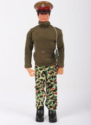 Vintage Action Man Palitoy Talking Commander Eagle Eyed Action Figure Doll.