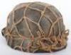 German Army Normandy Pattern Camouflaged Steel Helmet - 4