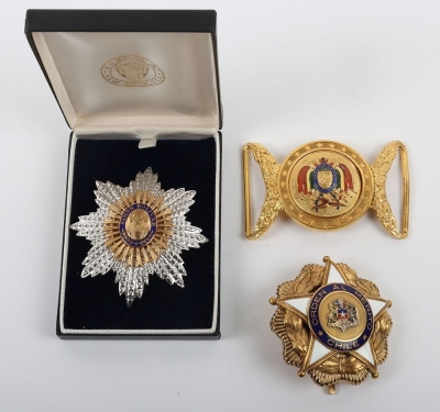 Chile - Order of Merit Grand Cross Breast Star