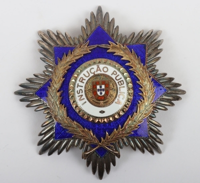 Portugal - Order of Public Instruction Grand Cross Star