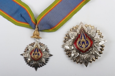 Thailand - Most Noble Order of the Crown of Thailand Grand Officer Set - 2