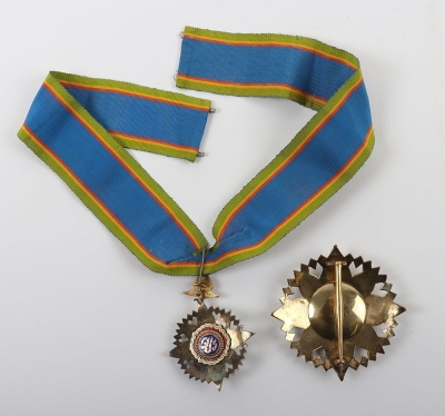 Thailand - Most Noble Order of the Crown of Thailand Grand Officer Set - 3