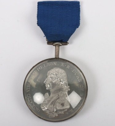 Attributed Boulton&rsquo;s Trafalgar Medal 1805, HMS Agamemnon