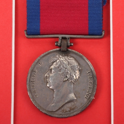 Waterloo Medal 1815 to 2nd Life Guards, Wounded in Right Hand at Waterloo, - 2