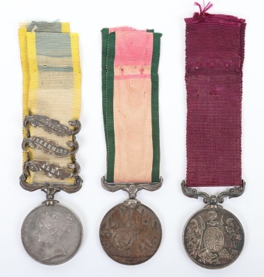 Victorian Crimean War and Long Service Medal Group of Three, 4th (Kings Own) Regiment of Foot