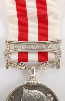 Indian Mutiny Medal to a Sergeant Major in the Bengal Artillery who was Specially Promoted to Ensign for Distinguished Conduct in Several Actions - 2