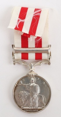 Indian Mutiny Medal to a Sergeant Major in the Bengal Artillery who was Specially Promoted to Ensign for Distinguished Conduct in Several Actions - 4
