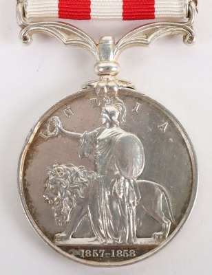 Indian Mutiny Medal to a Sergeant Major in the Bengal Artillery who was Specially Promoted to Ensign for Distinguished Conduct in Several Actions - 5