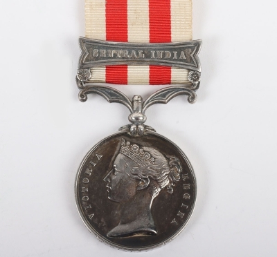 Indian Mutiny Medal to a Regimental &lsquo;Character&rsquo; who served in the Highland Light Infantry