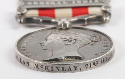 Indian Mutiny Medal to a Regimental &lsquo;Character&rsquo; who served in the Highland Light Infantry - 4
