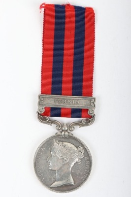 India General Service Medal for the Campaign in Persia, 64th (2nd Staffordshire) Regiment of Foot