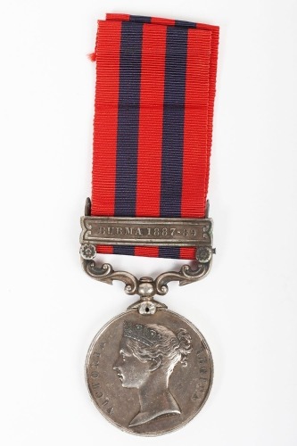 India General Service Medal to the 1854-95 30th Native Infantry for service in Burma