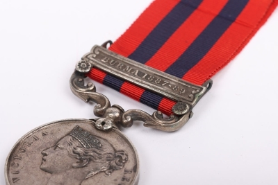 India General Service Medal to the 1854-95 30th Native Infantry for service in Burma - 3