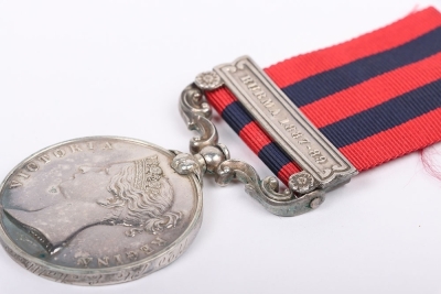 India General Service Medal 1854-95 to the South Wales Borderers for the campaign in Burma - 4