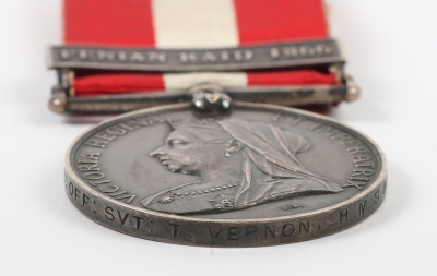 Scarce Canadian General Service Medal for the 1866 Fenian Raid to an Officer&rsquo;s Servant on H.M.S. Niger, - 3