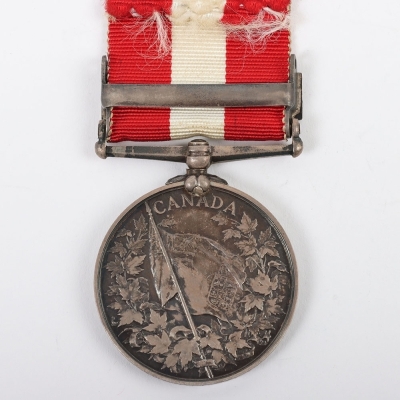 Scarce Canadian General Service Medal for the 1866 Fenian Raid to an Officer&rsquo;s Servant on H.M.S. Niger, - 4