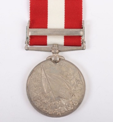 Canada General Service Medal for the 1866 Fenian Raid to the Ste. Th&eacute;r&egrave;se Rifle Company - 4