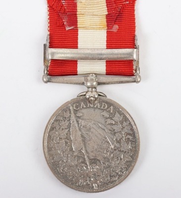 Canada General Service Medal for the 1866 Fenian Raid to the Royal Fusiliers, - 4