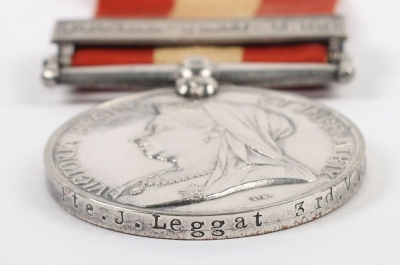 Canada General Service Medal for the 1866 Fenian Raid to the Victoria Rifles - 3