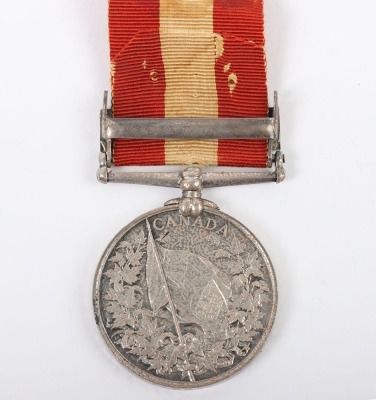 Canada General Service Medal for the 1866 Fenian Raid to the Victoria Rifles - 4