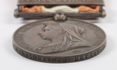 Canada General Service Medal for the 1866 Fenian Raid to the Barrie Rifle Company - 3