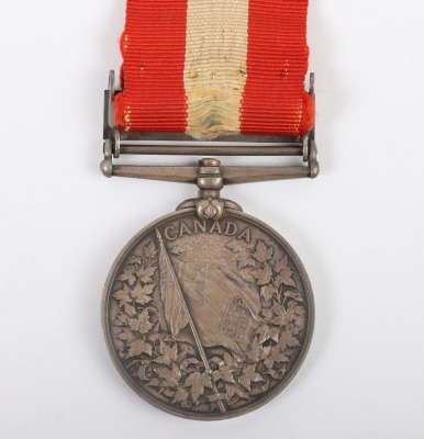 Canada General Service Medal for the 1866 Fenian Raid to the Prince Edward Infantry - 4