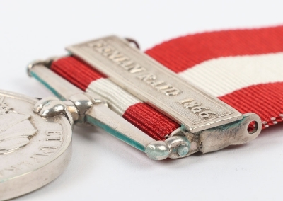 Canada General Service Medal to the North Ridge Rifle Company for the 1866 Fenian Raid - 2