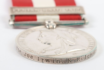 Canada General Service Medal to the North Ridge Rifle Company for the 1866 Fenian Raid - 3