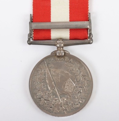 Canada General Service Medal for the 1866 Fenian Raid to the 4th Chasseurs Canadiens - 4