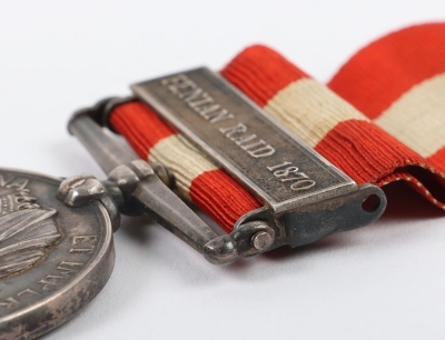Canada General Service Medal for the 1870 Fenian Raid to the 41st Brockville Battalion - 2