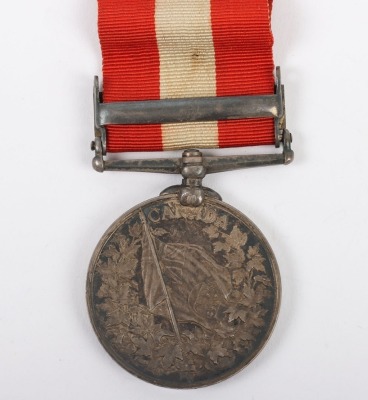 Canada General Service Medal for the 1870 Fenian Raid to the 41st Brockville Battalion - 4