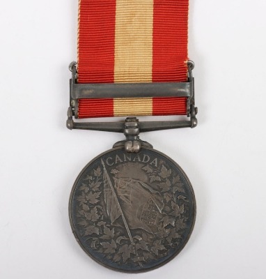 Canada General Service Medal for the 1870 Fenian Raid to the 9th Battalion Voltigeurs de Quebec. - 4
