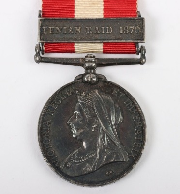 Canada General Service Medal for the 1870 Fenian Raid to the Hemmingford Rangers - 2